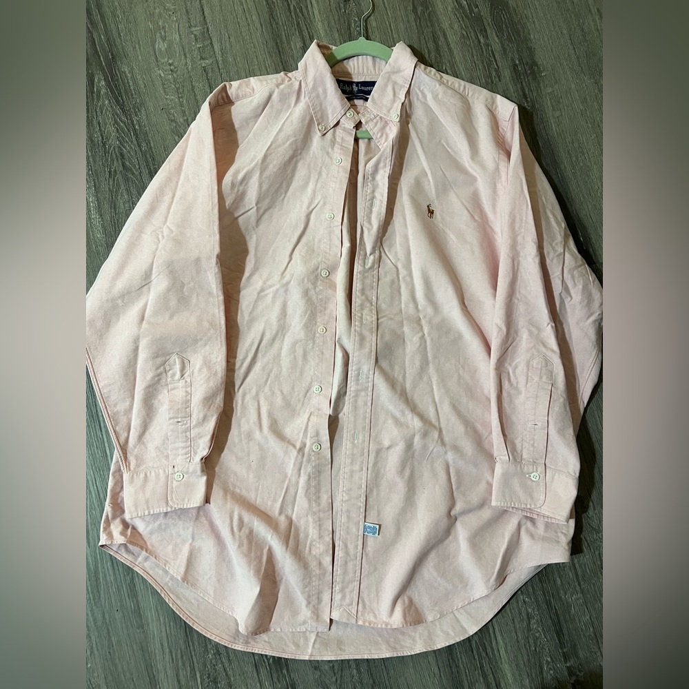 Ralph Lauren Soft Pink Cotton Top